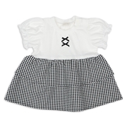 [ベビー]半袖チュニックティアード　オフホワイト