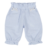 [ベビー]7分丈パンツ　サッカー サックス