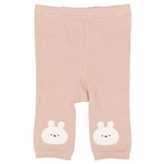 [ベビー]レギンスパンツ　うさぎ　ピンク
