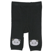 [ベビー]レギンスパンツ　ぱんだ　チャコールグレー