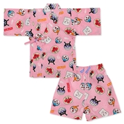 [ベビー]甚平(じんべい)スーツ アンパンマン ピンク