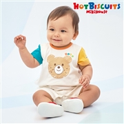 [ベビー] ショートオール マルチカラー[ミキハウス　ホットビスケッツ]