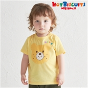 [キッズ] Ｔシャツ イエロー[ミキハウス　ホットビスケッツ]