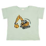 [ベビー]半袖Tシャツ　パネル　キミドリ