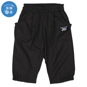 [キッズ]7分丈パンツ　接触冷感 ブラック