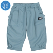 [ベビー]7分丈パンツ　接触冷感 ブルー