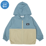 [キッズ]パーカー　接触冷感 ブルー
