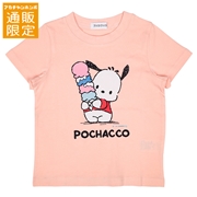 【通販限定】[キッズ]半袖Ｔシャツ　ポチャッコ　ピンク