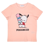 [ベビー]半袖Ｔシャツ　ポチャッコ　ピンク