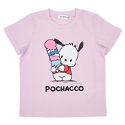 [ベビー]半袖Ｔシャツ　ポチャッコ　パープル