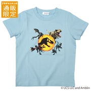 【通販限定】[キッズ]半袖Ｔシャツ　ジュラシックワールド　サックス