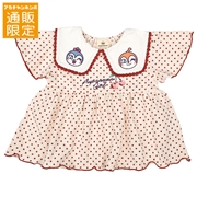 【通販限定】[キッズ]襟付きドットＴシャツ　アンパンマン　アイボリー