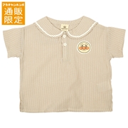 【通販限定】[キッズ]セーラー衿半袖Ｔシャツ　アンパンマン　ベージュ