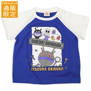 【通販限定】[ベビー]ラグラン前後柄Ｔシャツ　アンパンマン　ブルー