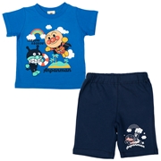 [キッズ]Ｔスーツ　アンパンマン　ブルー