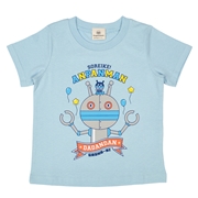 [キッズ]半袖Ｔシャツ　アンパンマン　サックス