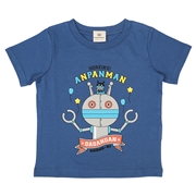 [キッズ]半袖Ｔシャツ　アンパンマン　ネイビー