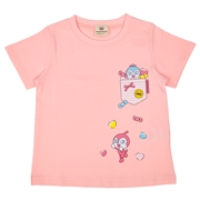 [ベビー]半袖Ｔシャツ　アンパンマン　ピンク