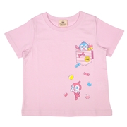 [ベビー]半袖Ｔシャツ　アンパンマン　パープル