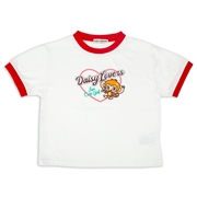 [130~150cm]リンガーＴシャツ　デイジーラバーズ　オフホワイト