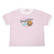 [130~150cm]リンガーＴシャツ　デイジーラバーズ　パープル