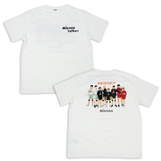 [130~150cm]立ち絵柄Ｔシャツ　ＭＩＫＡＳＡ×ハイキュー　オフホワイト