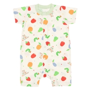 総柄カバーオール　はらぺこあおむし　アイボリー