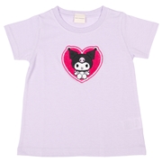 [キッズ]サガラ刺繍Ｔシャツ　クロミ　パープル