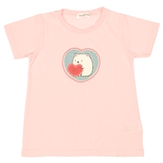 [キッズ]サガラ刺繍Ｔシャツ　すみっコぐらし　ピンク