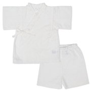 [ベビー]甚平スーツ レース オフホワイト