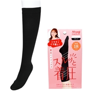 スルッと着圧ハイソックス１８ｈｐａ　ブラック