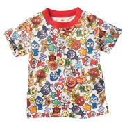 [ベビー]吸水速乾Ｔシャツ　アンパンマン　レッド