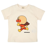 [ベビー]半袖Ｔシャツ　アンパンマン　オフホワイト