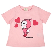 [ベビー]半袖Ｔシャツ　アンパンマン　ピンク