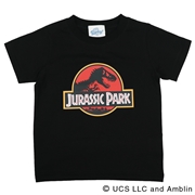 [キッズ]半袖Ｔシャツ　ジュラシック　ブラック