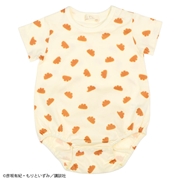半袖ロンパース　パンどうぞ　総柄