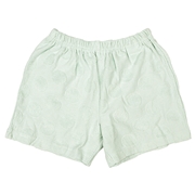 [ベビー]ショートパンツ　パイルジャガード　ペパーミント