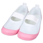 [14.0~20.0cm]布バレーシューズ　ピンク