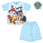 [キッズ]半袖パジャマ　パウパトロール　サックス