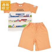 【通販限定】[キッズ]半袖パジャマ　あつまれプラレールズ　オレンジ