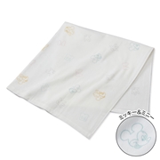 [正方形]ガーゼパイル 湯上がりタオル ミッキー＆ミニー 85×85cm