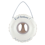 足抜き浮輪55cm ティラミスカラー