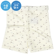 [キッズ]1分丈スパッツ　超冷感　リボン　オフホワイト