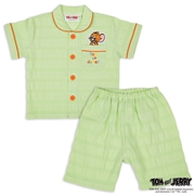 [ベビー]襟付きルームウェア　トム＆ジェリー　オレンジ