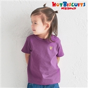 [キッズ] Ｔシャツ パープル[ミキハウス　ホットビスケッツ]