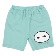 [キッズ]ハーフパンツ　アップリケ　ベイマックス　ペパーミント