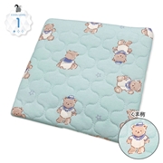 [ミニサイズ]さらっと快適 ひんやり敷きパッド 接触綿冷感 くま柄