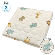 [ミニサイズ]さらっと快適 ひんやり敷きパッド 接触強冷感 アニマル柄