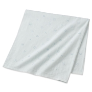 [正方形]やわらかガーゼ湯上がりタオル 90×90cm サックス