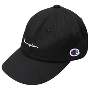 [51・52cm]チャンピオン　ツイルキャップ　ブラック